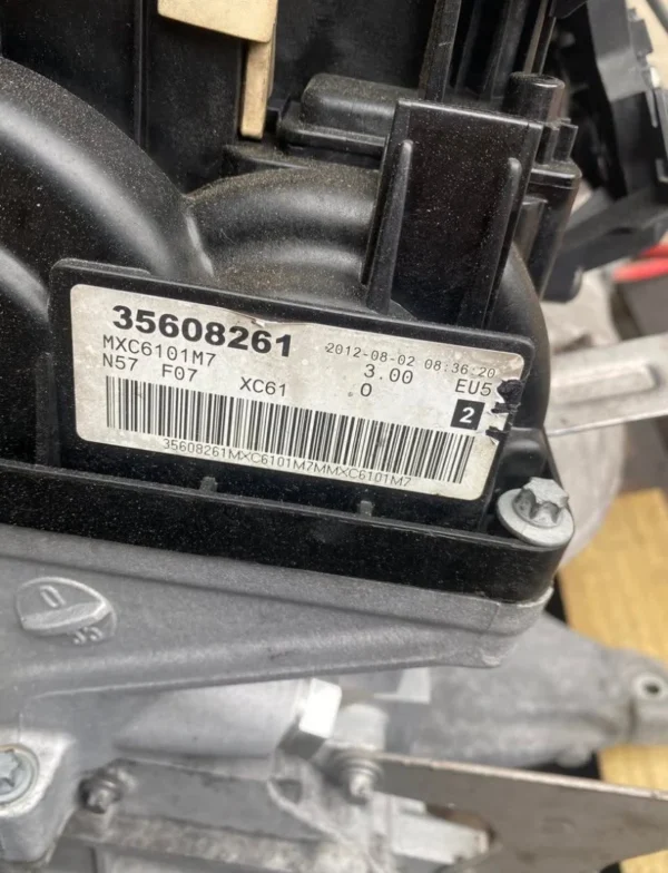 BMW 530d GT F07 N57D30A Engine 2012