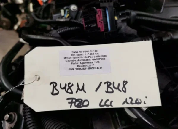 BMW F20 120i B48 Engine 2017