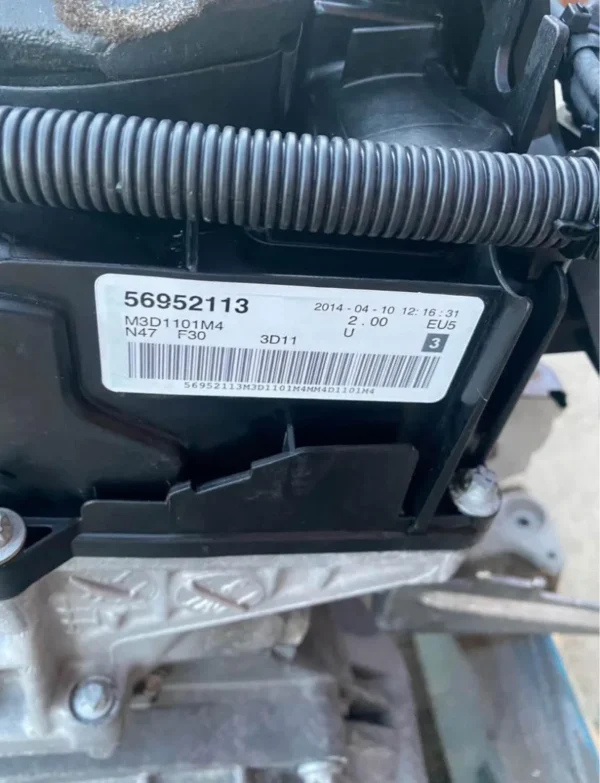 BMW F30 320d N47D20C Engine 2014